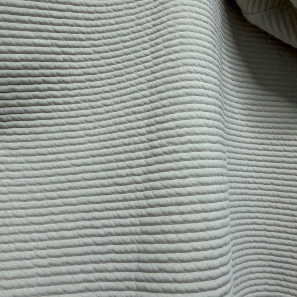 DKNY Sport Women’s Ribbed Zip Hoodie Jacket Sand Beige XL - Picture 11 of 12